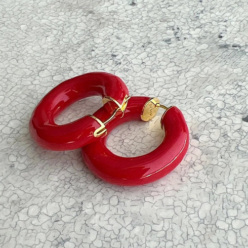 Big hoop pierce